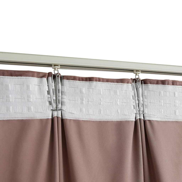Draperii opace 2 buc. roz antichizat 140x245 cm catifea cârlige - WALTI WALTI