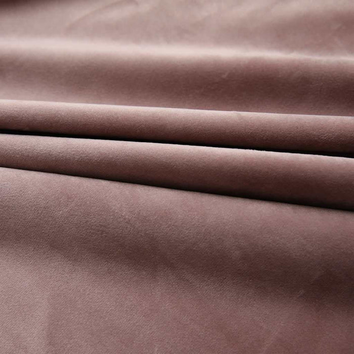 Draperie opacă, roz antichizat, 290x245 cm, catifea, cu cârlige - WALTI WALTI