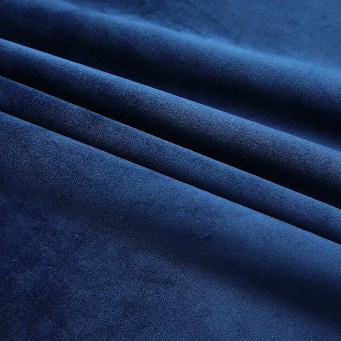 Draperii opace cu cârlige, 2 buc, albastru, 140x175 cm, catifea - WALTI WALTI
