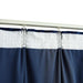 Draperii opace cu cârlige, 2 buc, albastru, 140x175 cm, catifea - WALTI WALTI