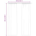 Draperii opace 2 buc. albastru închis 140x245cm catifea cârlige - WALTI WALTI
