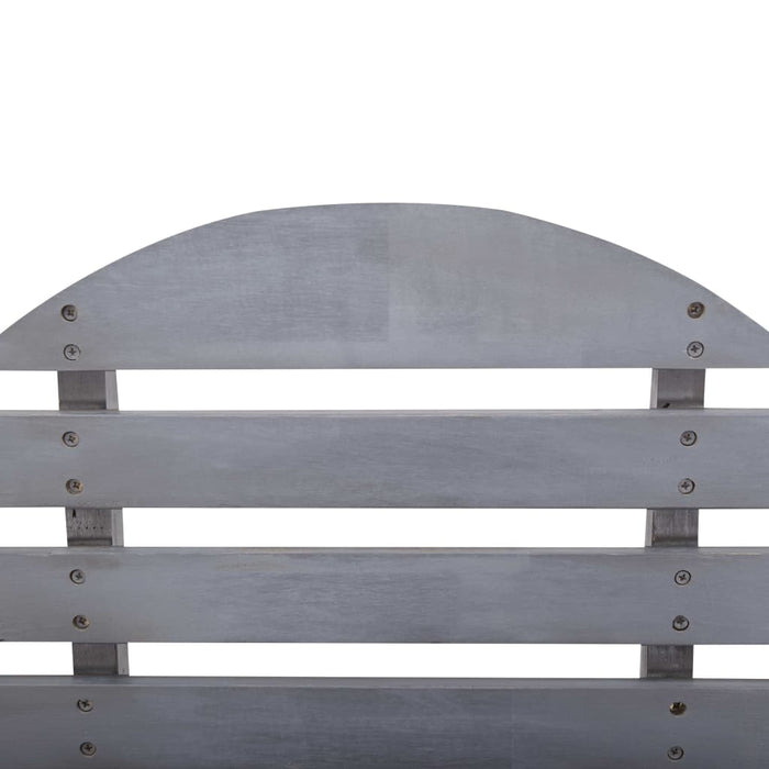 Scaun Adirondack, gri, lemn masiv de acacia WALTI