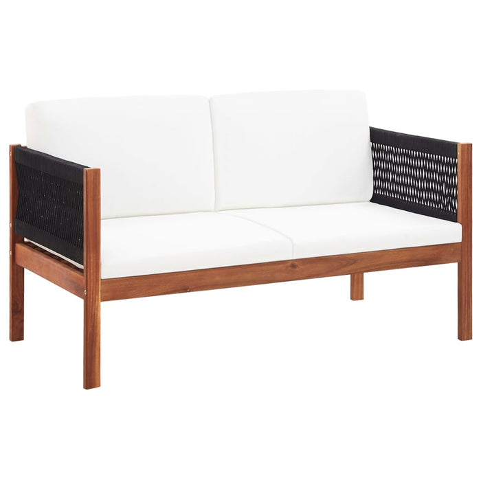 Set mobilier de grădină, 4 piese, lemn masiv de acacia - WALTI WALTI