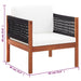 Set mobilier de grădină, 4 piese, lemn masiv de acacia - WALTI WALTI