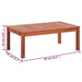 Set mobilier de grădină, 4 piese, lemn masiv de acacia - WALTI WALTI