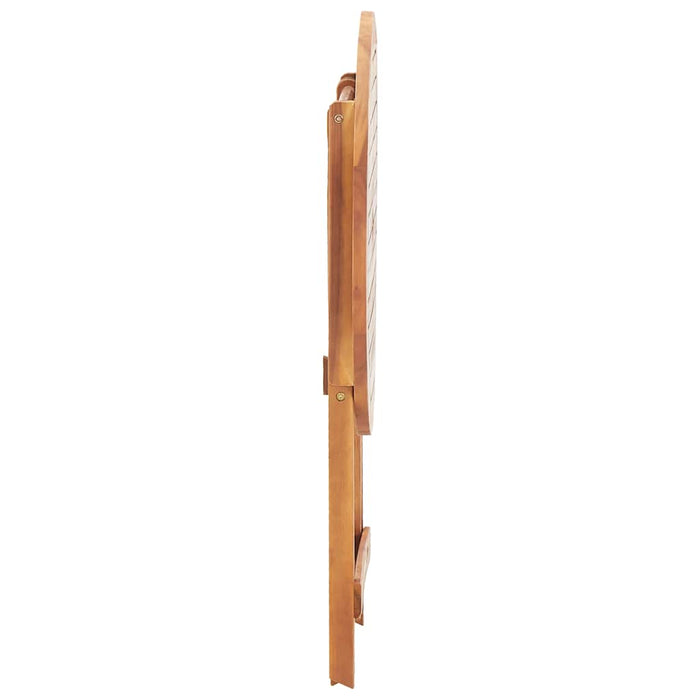 Masă de grădină pliabilă, 60 x 75 cm, lemn masiv de acacia - WALTI WALTI