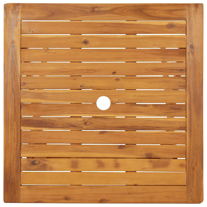 Masă de grădină pliabilă, 70 x 70 x 75 cm, lemn masiv de acacia - WALTI WALTI