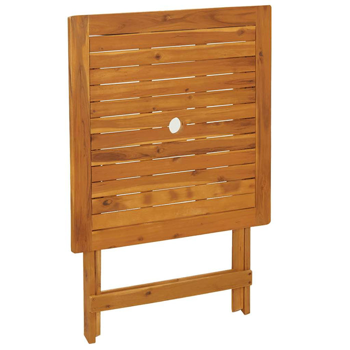 Masă de grădină pliabilă, 70 x 70 x 75 cm, lemn masiv de acacia - WALTI WALTI
