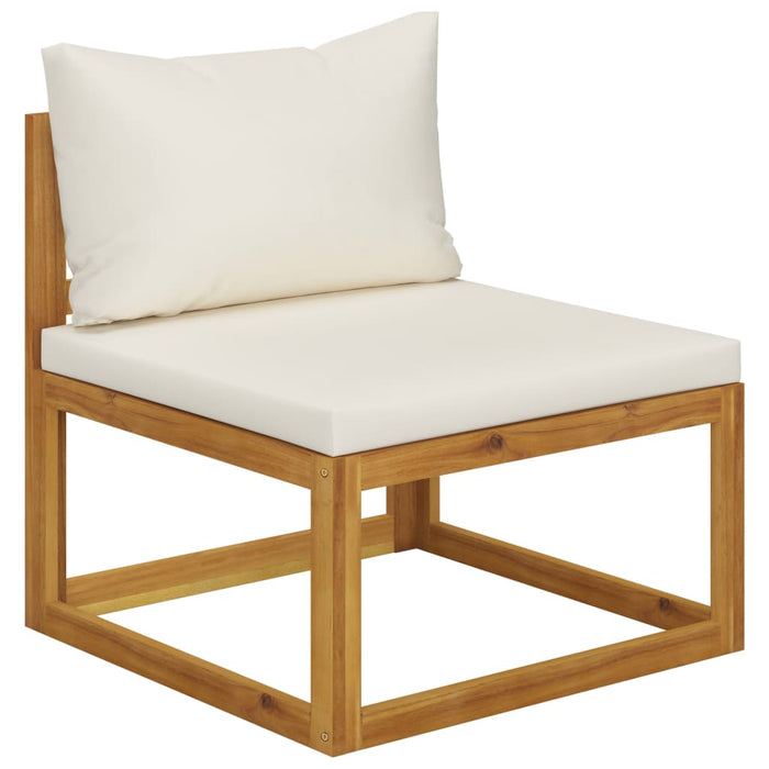 Set mobilier grădină cu perne, 6 piese, lemn masiv acacia - WALTI WALTI