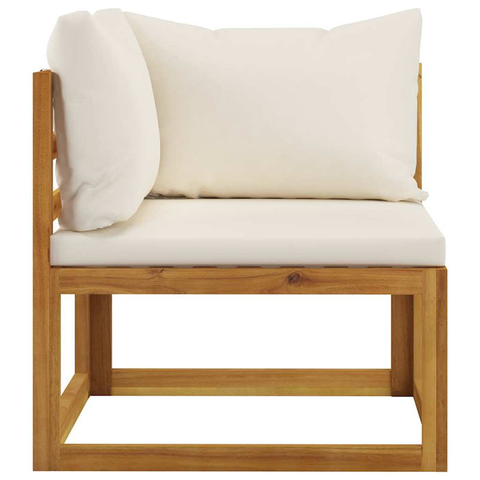 Set mobilier grădină cu perne, 5 piese, lemn masiv acacia - WALTI WALTI