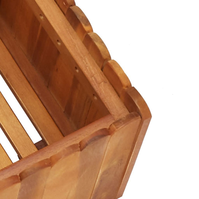 Strat înălțat de grădină, 50 x 30 x 25 cm, lemn masiv de acacia - WALTI WALTI