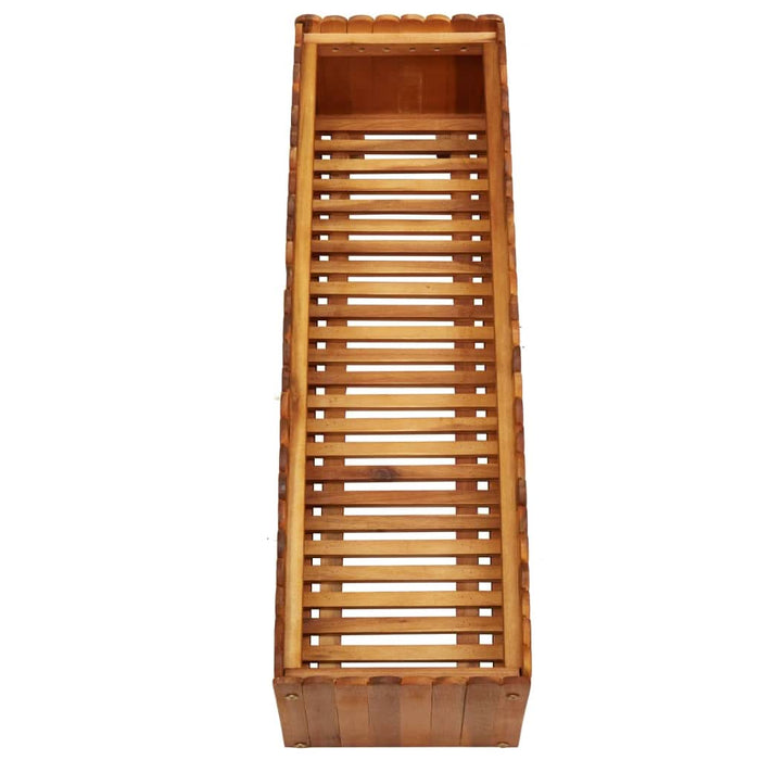 Strat înălțat de grădină, 100x30x25 cm, lemn masiv de acacia - WALTI WALTI