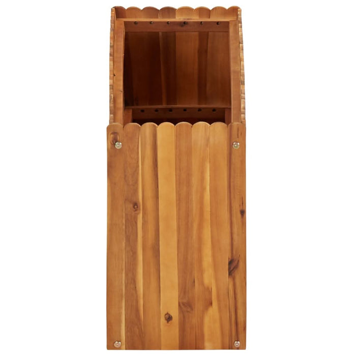 Strat înălțat de grădină, 100x30x50 cm, lemn masiv de acacia - WALTI WALTI