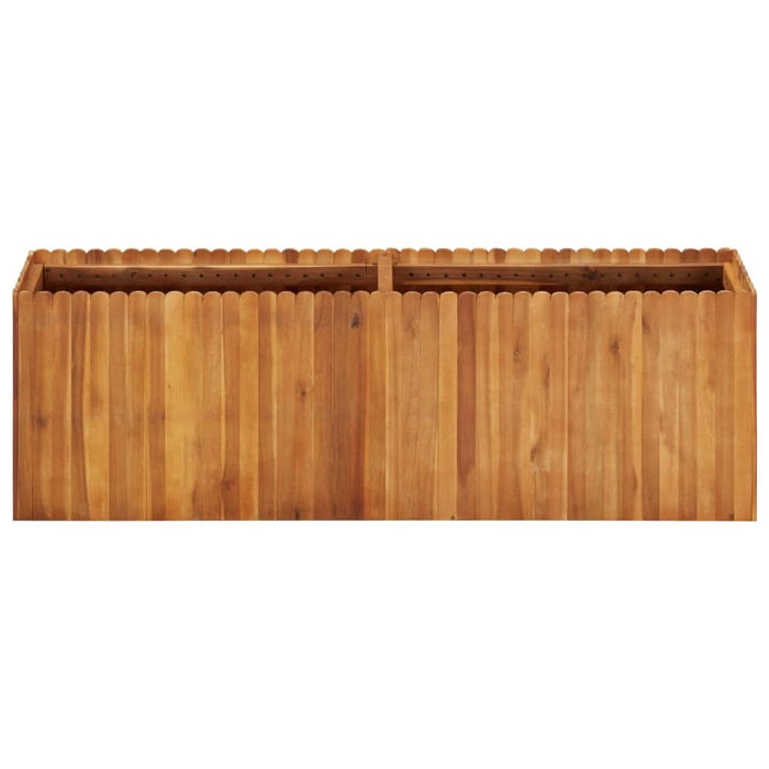 Strat înălțat de grădină, 150x30x50 cm, lemn masiv de acacia - WALTI WALTI