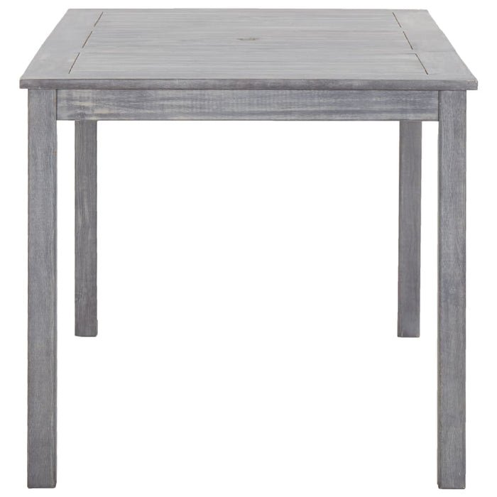 Set mobilier de exterior, 5 piese, gri, lemn masiv de acacia - WALTI WALTI