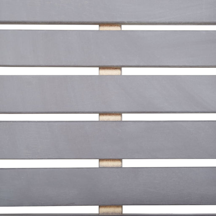 Set mobilier de exterior, 5 piese, gri, lemn masiv de acacia - WALTI WALTI