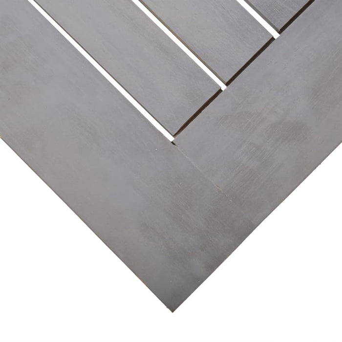 Set mobilier de exterior, 5 piese, gri, lemn masiv de acacia - WALTI WALTI