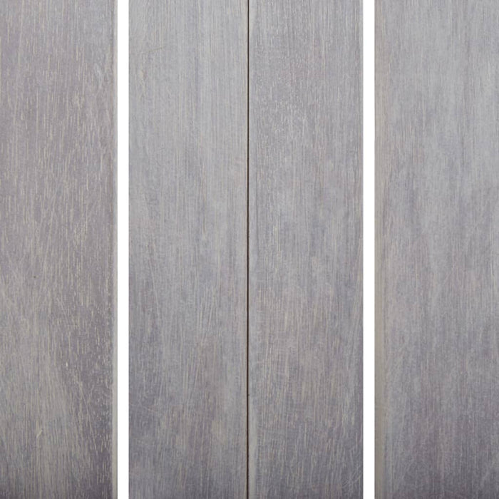 Set mobilier de exterior 7 piese, gri prespălat, lemn de acacia - WALTI WALTI