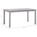 Set mobilier de exterior 7 piese, gri prespălat, lemn de acacia - WALTI WALTI