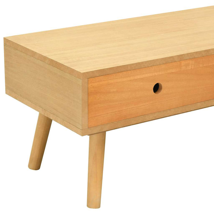 Comodă TV, 120 x 35 x 35 cm, lemn masiv de pin WALTI