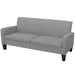 Set canapele, 2 piese, gri deschis, material textil - WALTI WALTI
