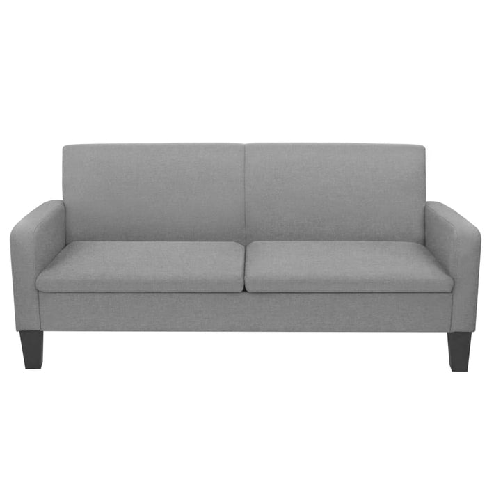 Set canapele, 2 piese, gri deschis, material textil - WALTI WALTI