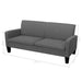 Set canapea, 2 piese, gri închis, material textil - WALTI WALTI