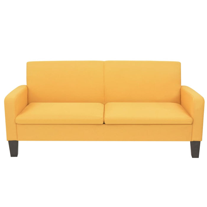 Set de canapele, 2 piese, galben, material textil - WALTI WALTI
