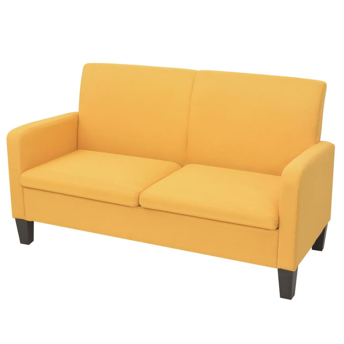 Set de canapele, 2 piese, galben, material textil - WALTI WALTI