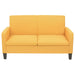 Set de canapele, 2 piese, galben, material textil - WALTI WALTI