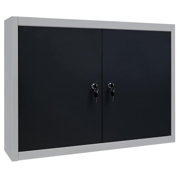 Dulap de perete pentru unelte gri & negru metal stil industrial WALTI