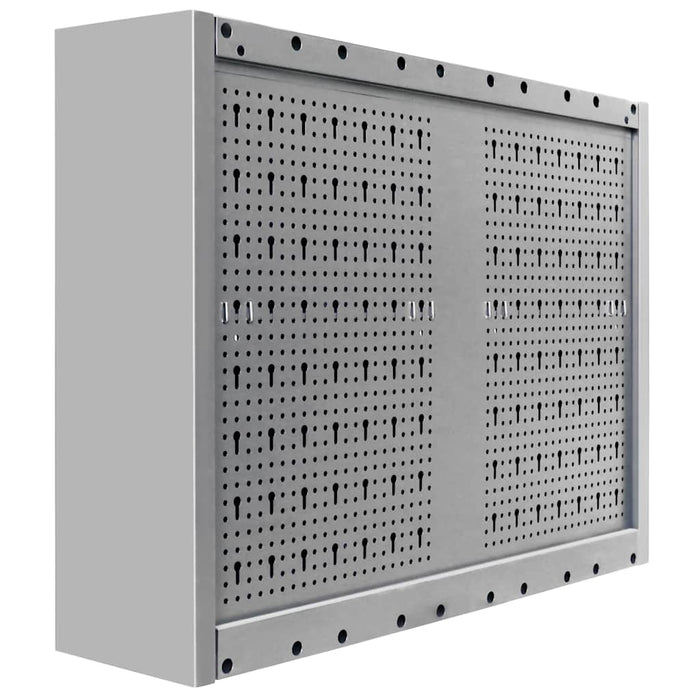 Dulap de perete pentru unelte gri & negru metal stil industrial WALTI