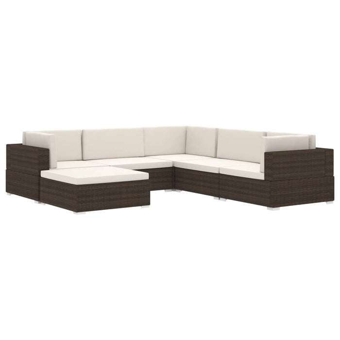 Scaun modular de colț, 1 buc., gri, poliratan, cu perne - WALTI WALTI
