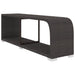 Set mobilier de grădină cu perne, 11 piese, negru, poliratan - WALTI WALTI