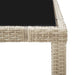 Set mobilier de exterior cu perne, 9 piese, bej, poliratan - WALTI WALTI