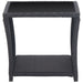 Set mobilier de bistro cu perne, 3 piese, negru, poliratan - WALTI WALTI