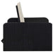 Set mobilier de grădină cu perne, 2 piese, negru, poliratan - WALTI WALTI