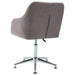 Scaune de bucătărie pivotante, 4 buc., gri taupe, textil - WALTI WALTI