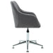 Scaun de birou pivotant, gri deschis, material textil - WALTI WALTI