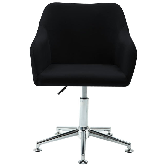 Scaun de birou pivotant, negru, material textil - WALTI WALTI
