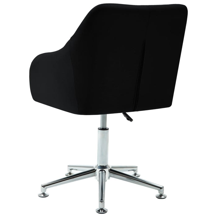 Scaun de birou pivotant, negru, material textil - WALTI WALTI