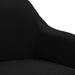 Scaun de birou pivotant, negru, material textil - WALTI WALTI
