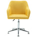 Scaun de birou pivotant, galben, material textil - WALTI WALTI