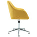 Scaun de birou pivotant, galben, material textil - WALTI WALTI