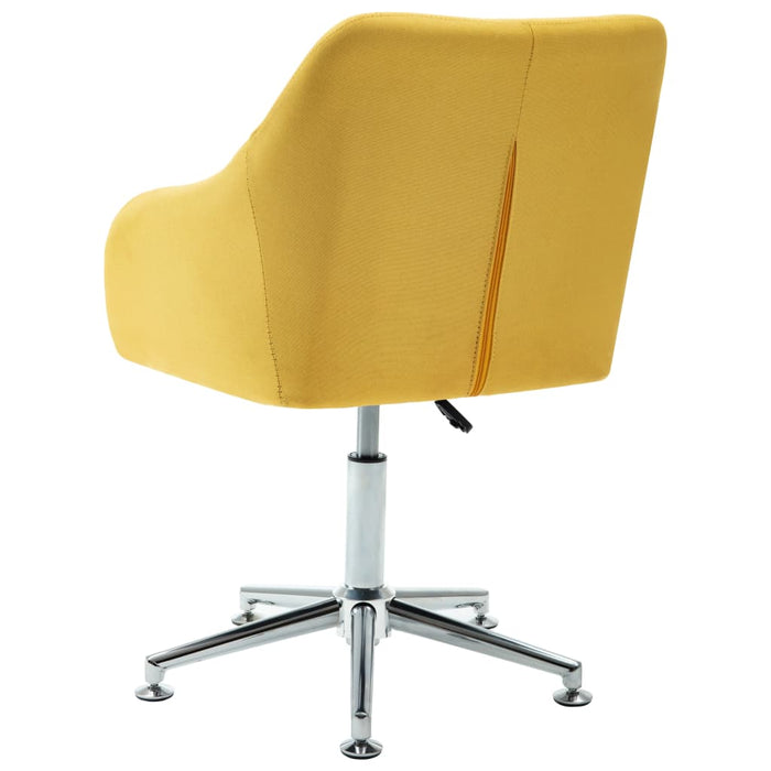 Scaun de birou pivotant, galben, material textil - WALTI WALTI