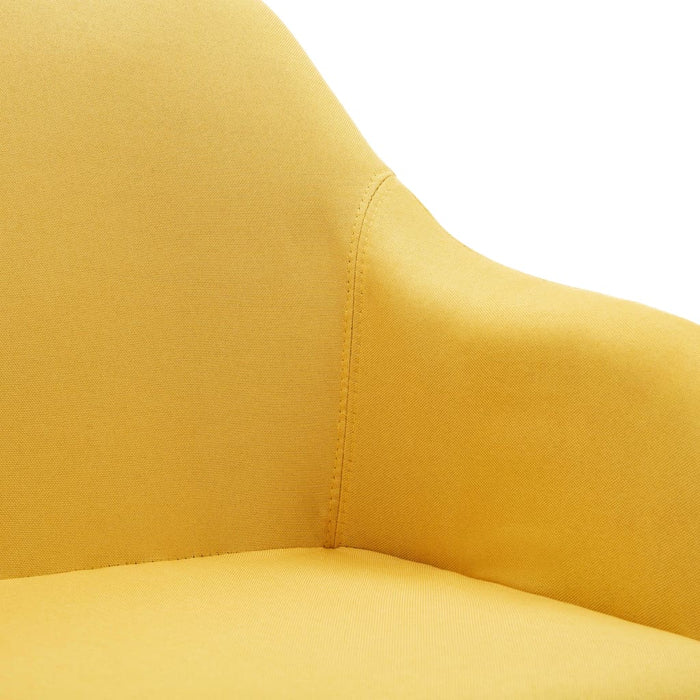 Scaun de birou pivotant, galben, material textil - WALTI WALTI