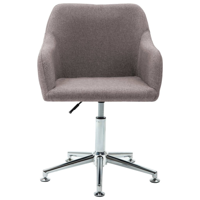 Scaun de birou pivotant, gri taupe, material textil - WALTI WALTI