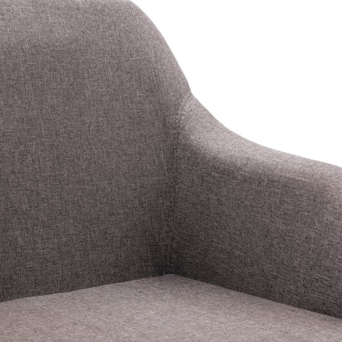 Scaun de birou pivotant, gri taupe, material textil - WALTI WALTI