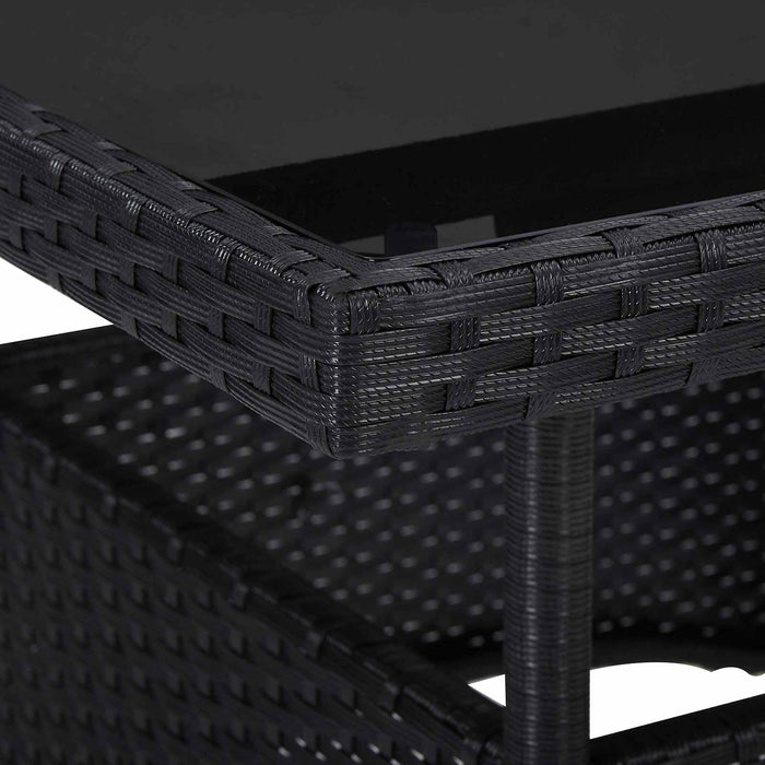 Set de Mobilier 5 pcs Negru - WALTI WALTI