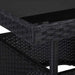 Set de Mobilier 5 pcs Negru - WALTI WALTI
